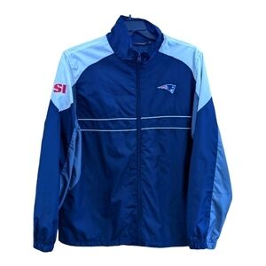 Dunbrooke New England Patriots Sports Illustrated Full Zip Windbreaker Jacket,L